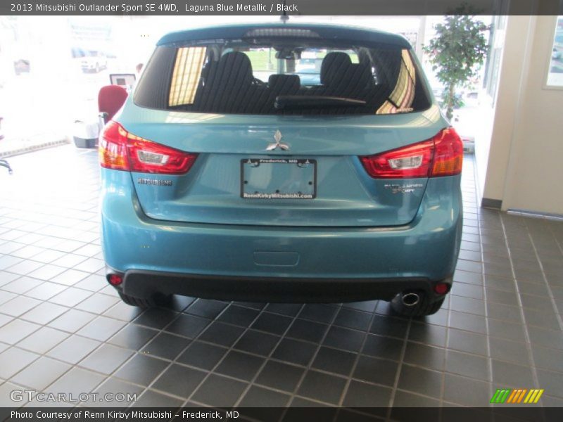 Laguna Blue Metallic / Black 2013 Mitsubishi Outlander Sport SE 4WD