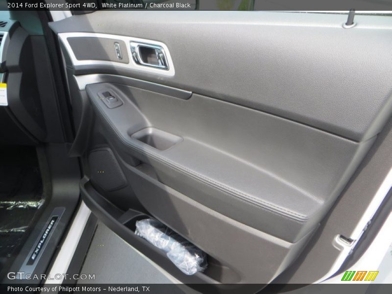 White Platinum / Charcoal Black 2014 Ford Explorer Sport 4WD