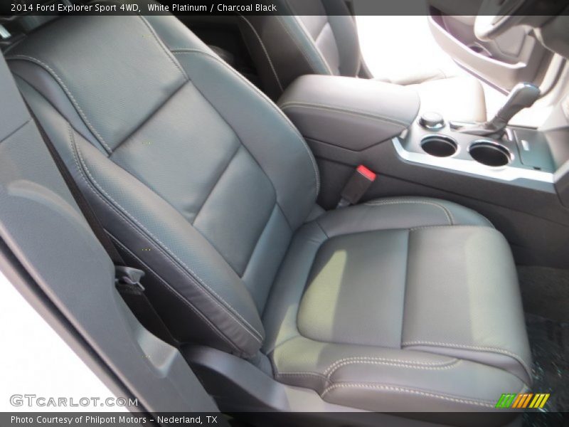 White Platinum / Charcoal Black 2014 Ford Explorer Sport 4WD
