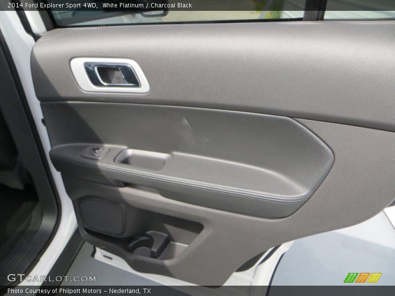 White Platinum / Charcoal Black 2014 Ford Explorer Sport 4WD