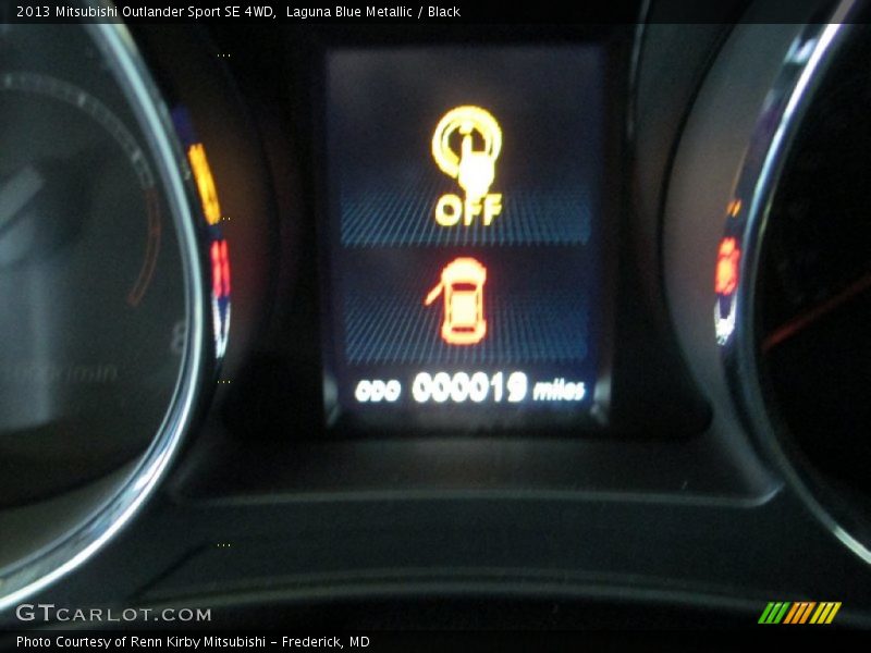 Laguna Blue Metallic / Black 2013 Mitsubishi Outlander Sport SE 4WD