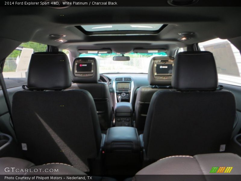 White Platinum / Charcoal Black 2014 Ford Explorer Sport 4WD