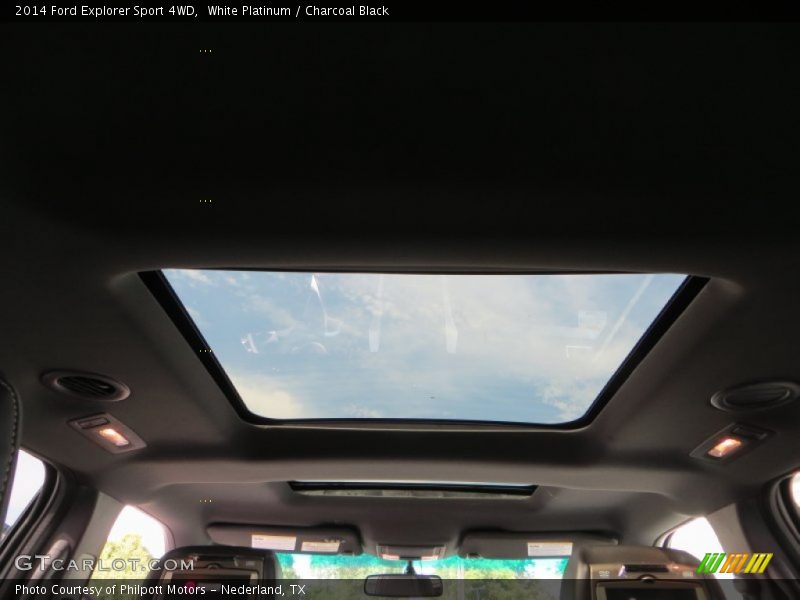 White Platinum / Charcoal Black 2014 Ford Explorer Sport 4WD