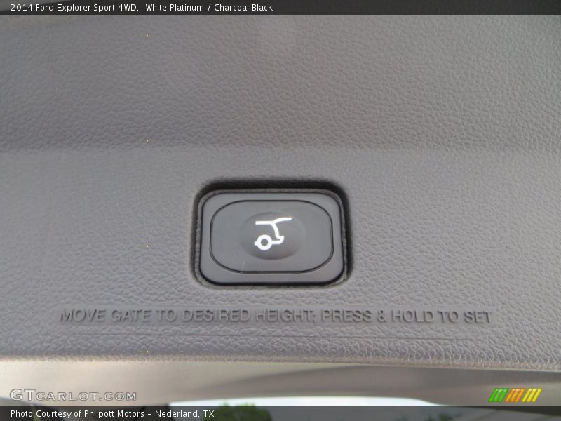 White Platinum / Charcoal Black 2014 Ford Explorer Sport 4WD