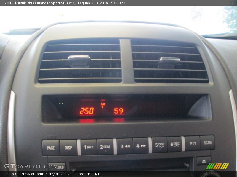 Laguna Blue Metallic / Black 2013 Mitsubishi Outlander Sport SE 4WD