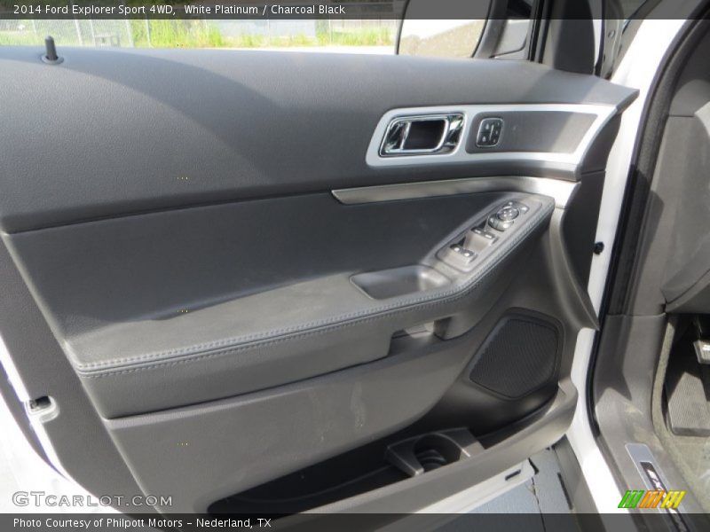 White Platinum / Charcoal Black 2014 Ford Explorer Sport 4WD