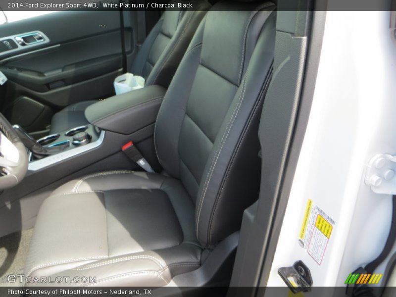 White Platinum / Charcoal Black 2014 Ford Explorer Sport 4WD