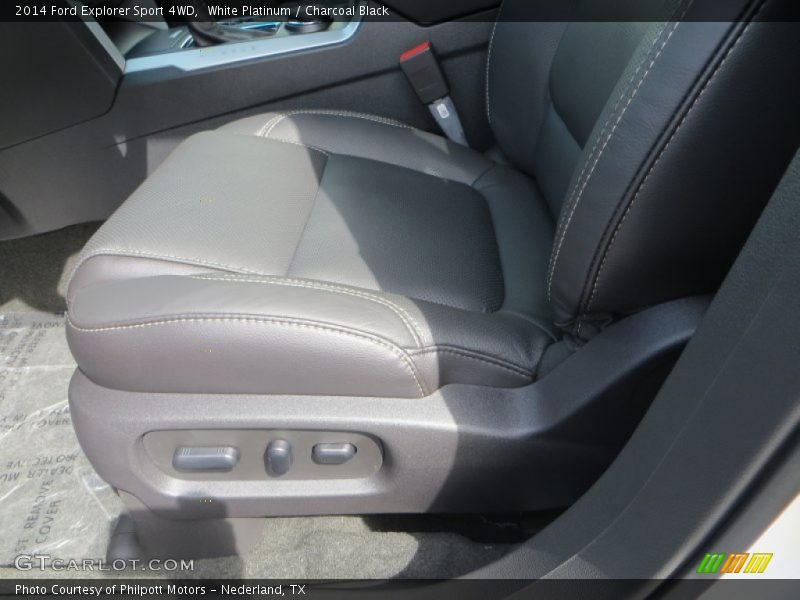 White Platinum / Charcoal Black 2014 Ford Explorer Sport 4WD