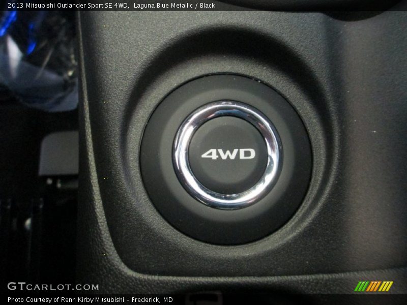 Laguna Blue Metallic / Black 2013 Mitsubishi Outlander Sport SE 4WD