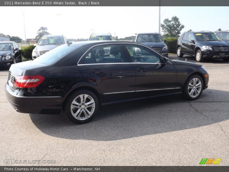 Black / Black 2011 Mercedes-Benz E 350 4Matic Sedan