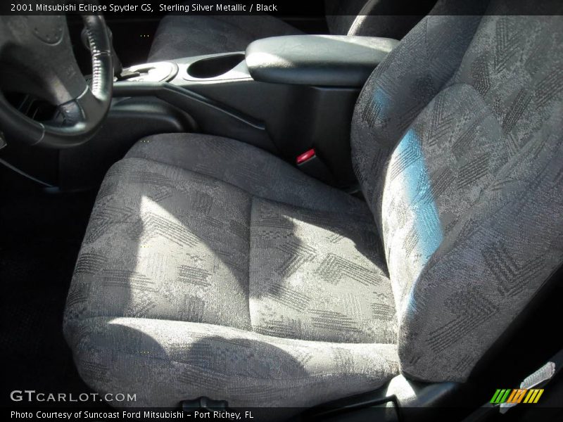 Sterling Silver Metallic / Black 2001 Mitsubishi Eclipse Spyder GS