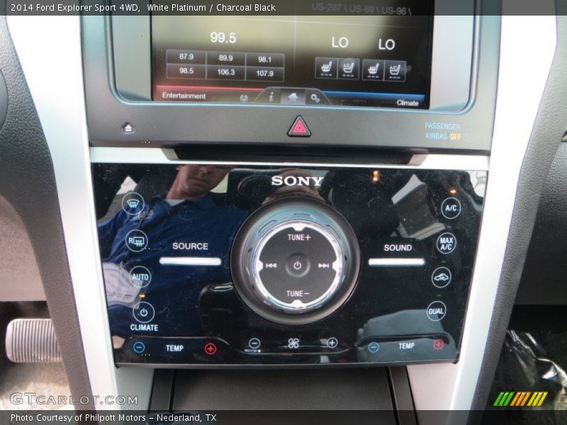 White Platinum / Charcoal Black 2014 Ford Explorer Sport 4WD
