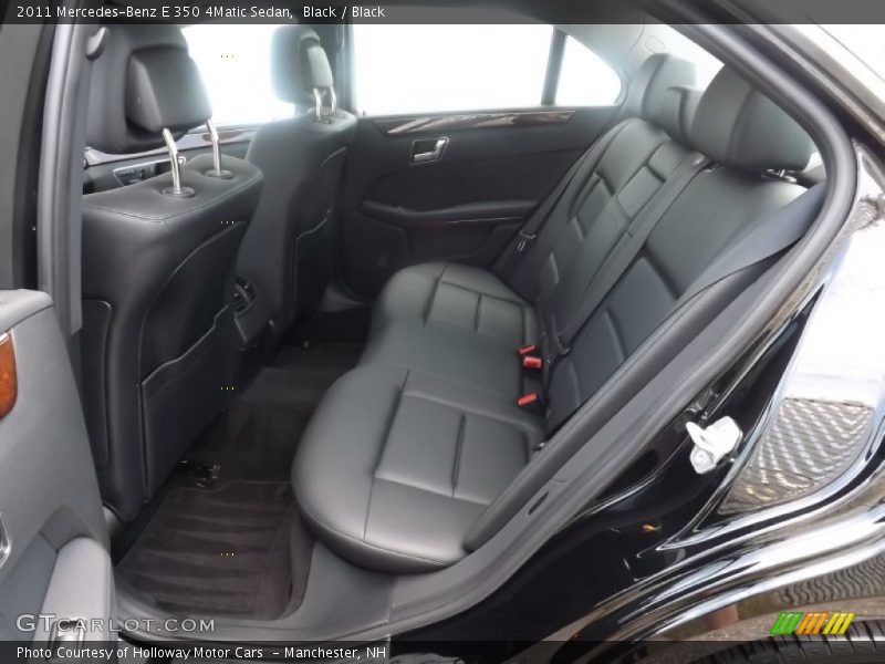 Black / Black 2011 Mercedes-Benz E 350 4Matic Sedan