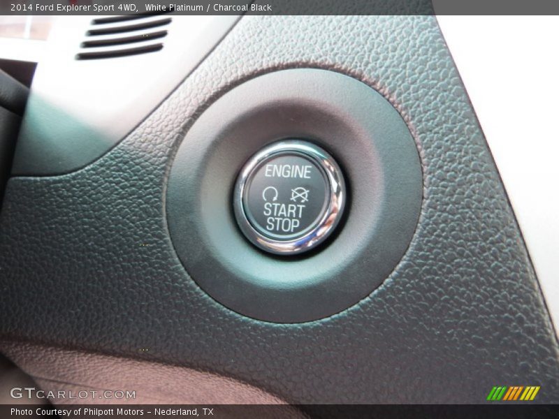 White Platinum / Charcoal Black 2014 Ford Explorer Sport 4WD