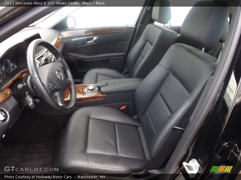 Black / Black 2011 Mercedes-Benz E 350 4Matic Sedan