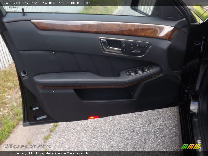 Black / Black 2011 Mercedes-Benz E 350 4Matic Sedan