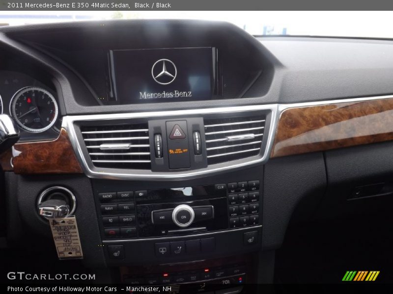 Black / Black 2011 Mercedes-Benz E 350 4Matic Sedan