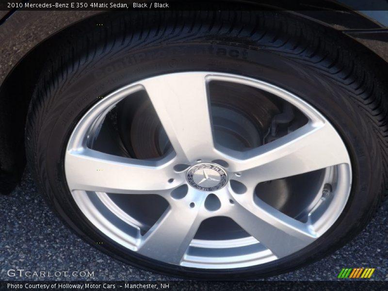 Black / Black 2010 Mercedes-Benz E 350 4Matic Sedan