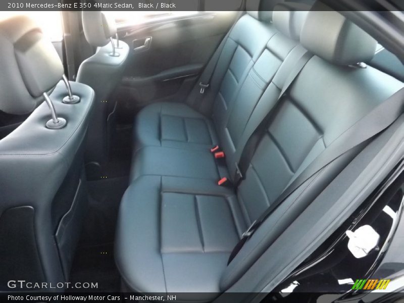 Black / Black 2010 Mercedes-Benz E 350 4Matic Sedan