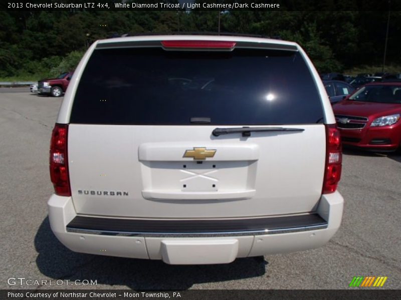 White Diamond Tricoat / Light Cashmere/Dark Cashmere 2013 Chevrolet Suburban LTZ 4x4