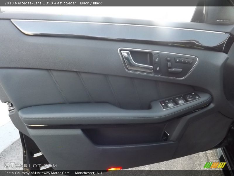 Black / Black 2010 Mercedes-Benz E 350 4Matic Sedan