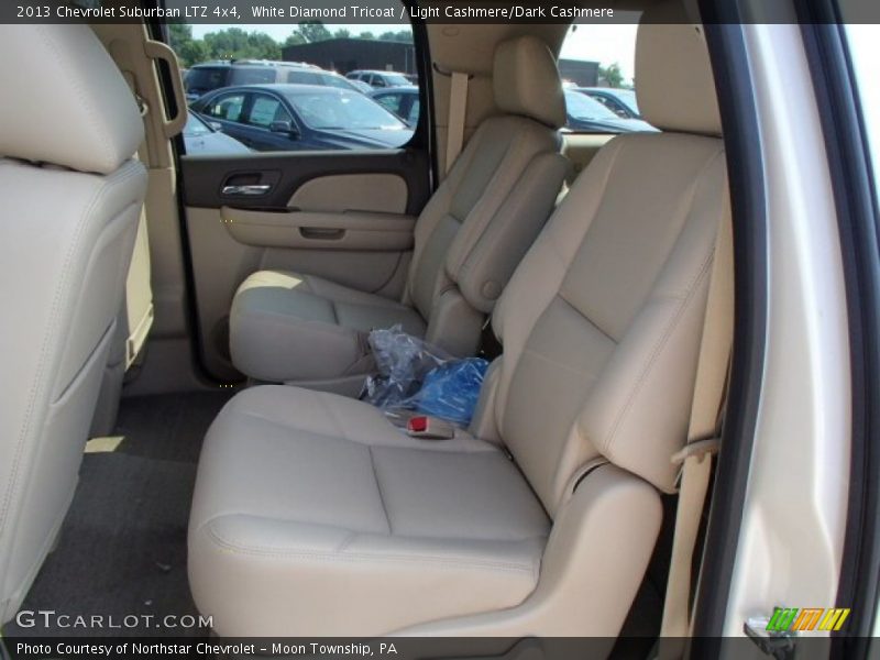 White Diamond Tricoat / Light Cashmere/Dark Cashmere 2013 Chevrolet Suburban LTZ 4x4