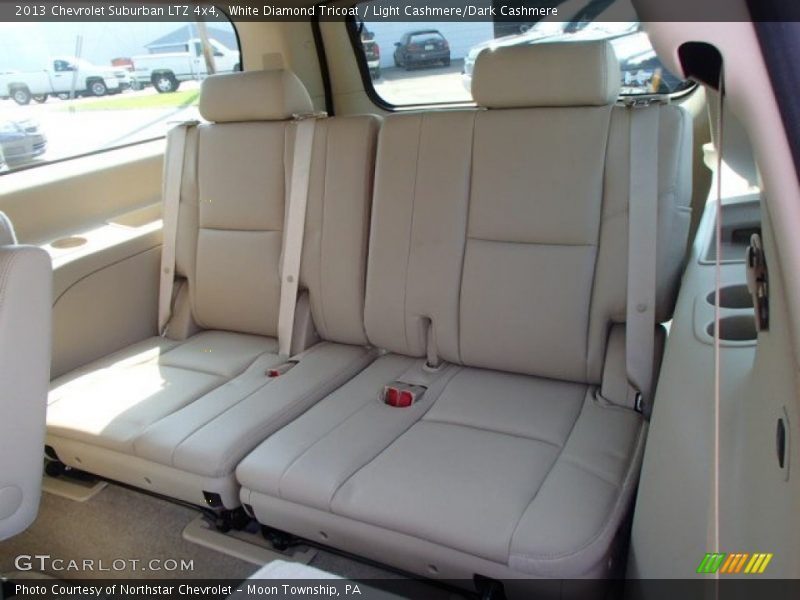 White Diamond Tricoat / Light Cashmere/Dark Cashmere 2013 Chevrolet Suburban LTZ 4x4