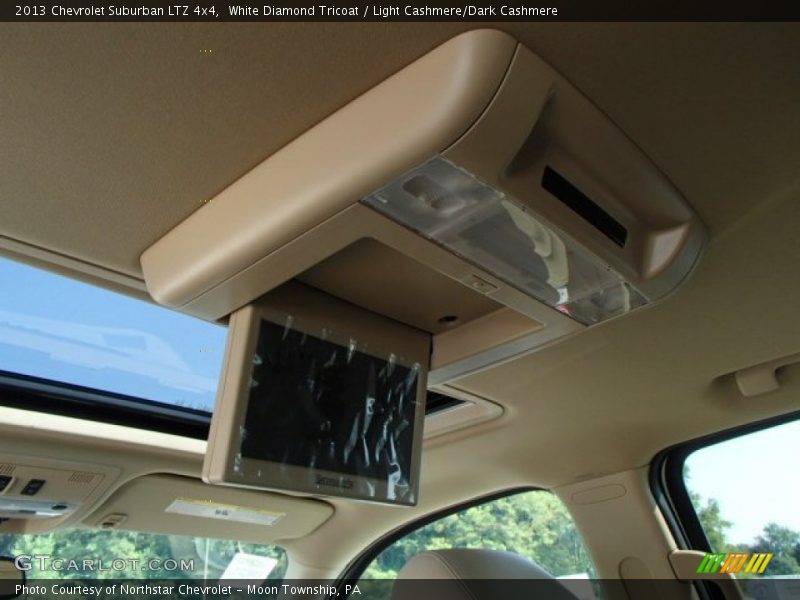 White Diamond Tricoat / Light Cashmere/Dark Cashmere 2013 Chevrolet Suburban LTZ 4x4