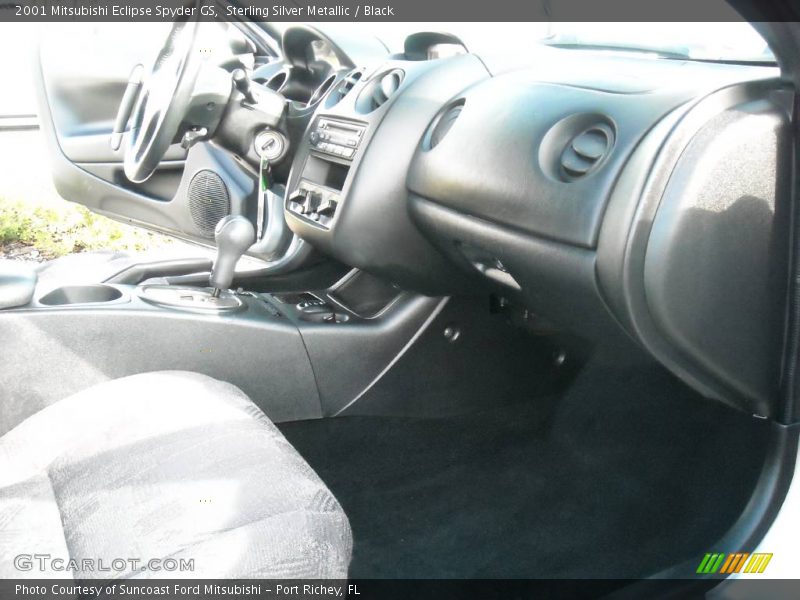 Sterling Silver Metallic / Black 2001 Mitsubishi Eclipse Spyder GS