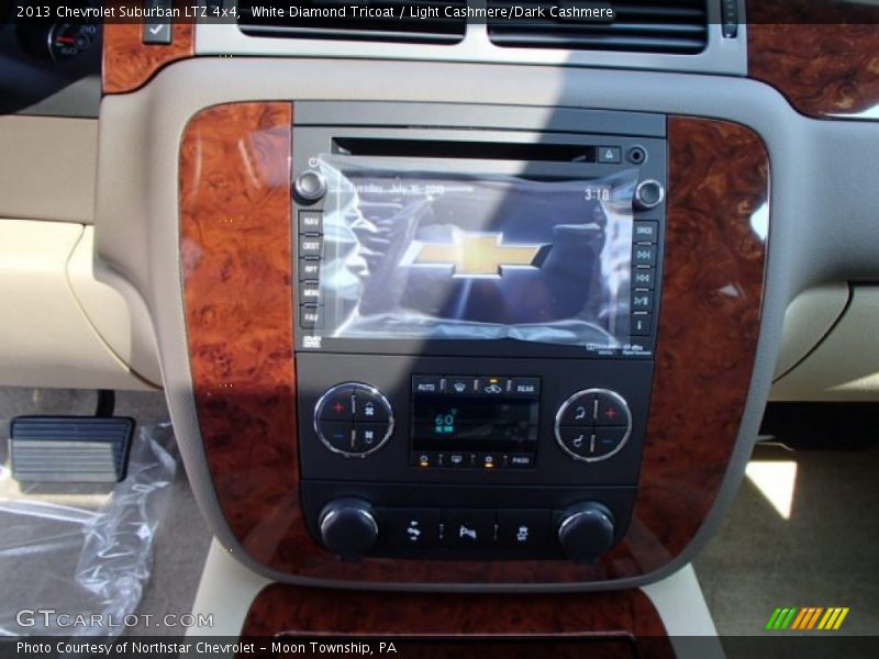 White Diamond Tricoat / Light Cashmere/Dark Cashmere 2013 Chevrolet Suburban LTZ 4x4