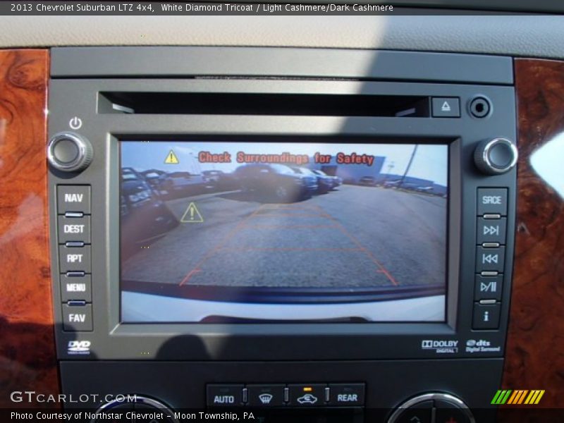 White Diamond Tricoat / Light Cashmere/Dark Cashmere 2013 Chevrolet Suburban LTZ 4x4