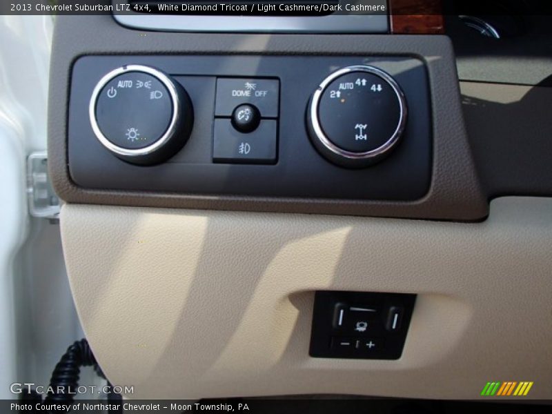 White Diamond Tricoat / Light Cashmere/Dark Cashmere 2013 Chevrolet Suburban LTZ 4x4