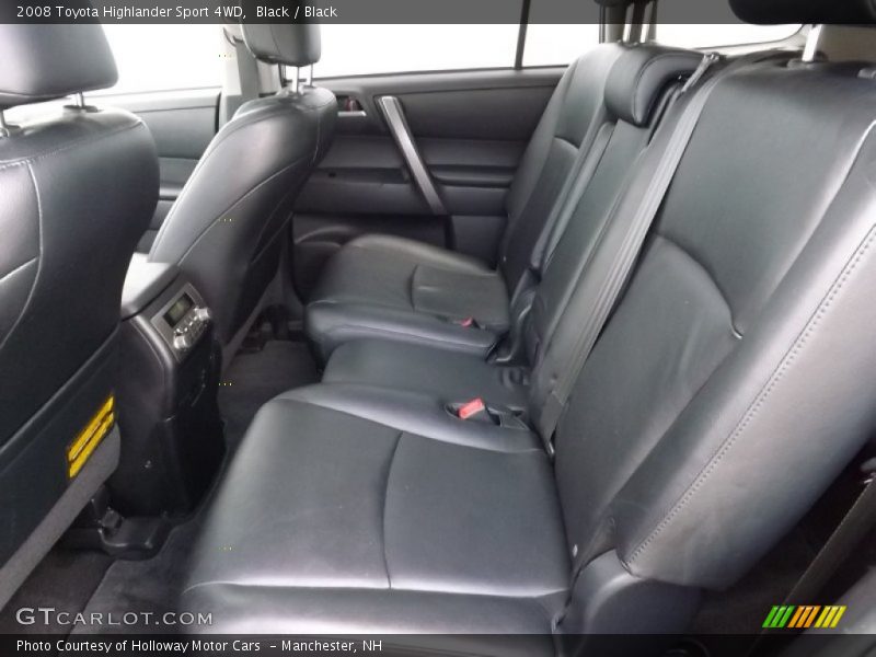 Black / Black 2008 Toyota Highlander Sport 4WD