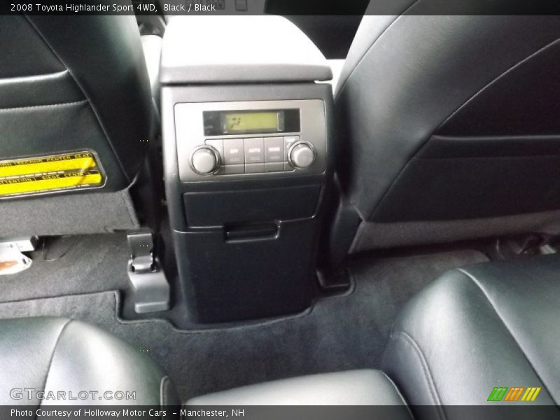 Black / Black 2008 Toyota Highlander Sport 4WD