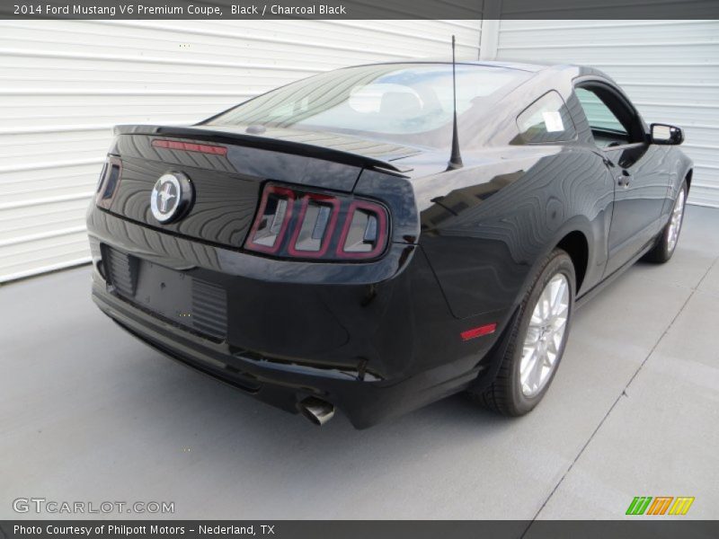 Black / Charcoal Black 2014 Ford Mustang V6 Premium Coupe