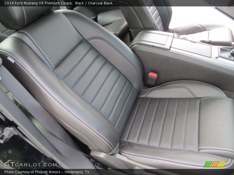 Black / Charcoal Black 2014 Ford Mustang V6 Premium Coupe