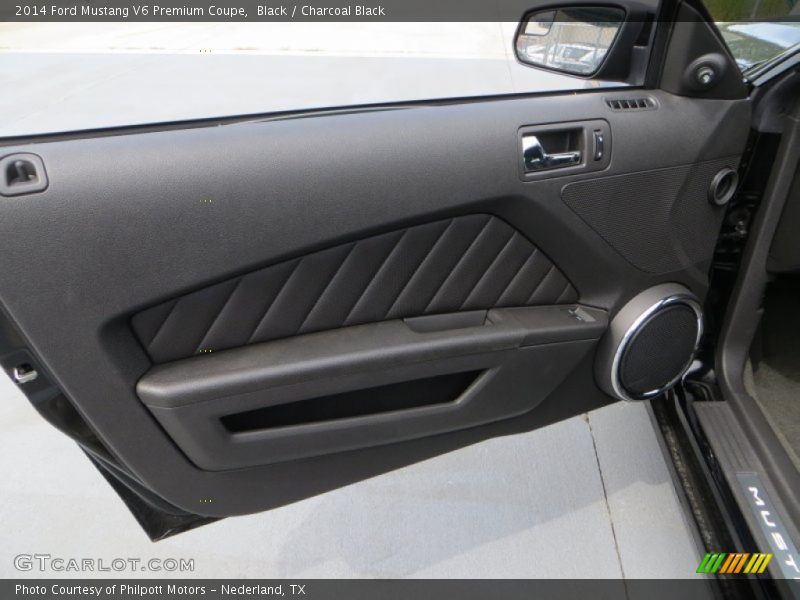 Black / Charcoal Black 2014 Ford Mustang V6 Premium Coupe
