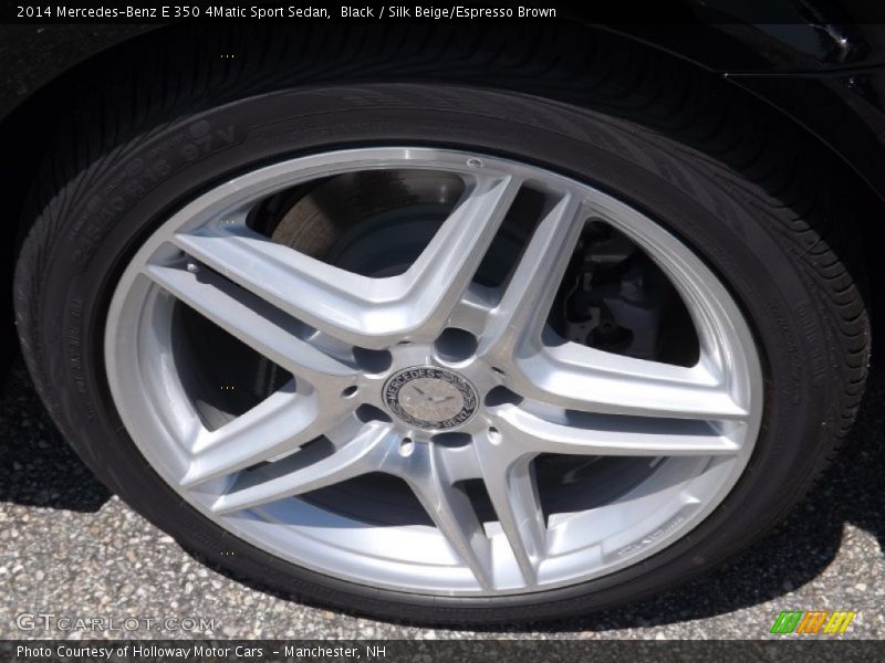 Black / Silk Beige/Espresso Brown 2014 Mercedes-Benz E 350 4Matic Sport Sedan
