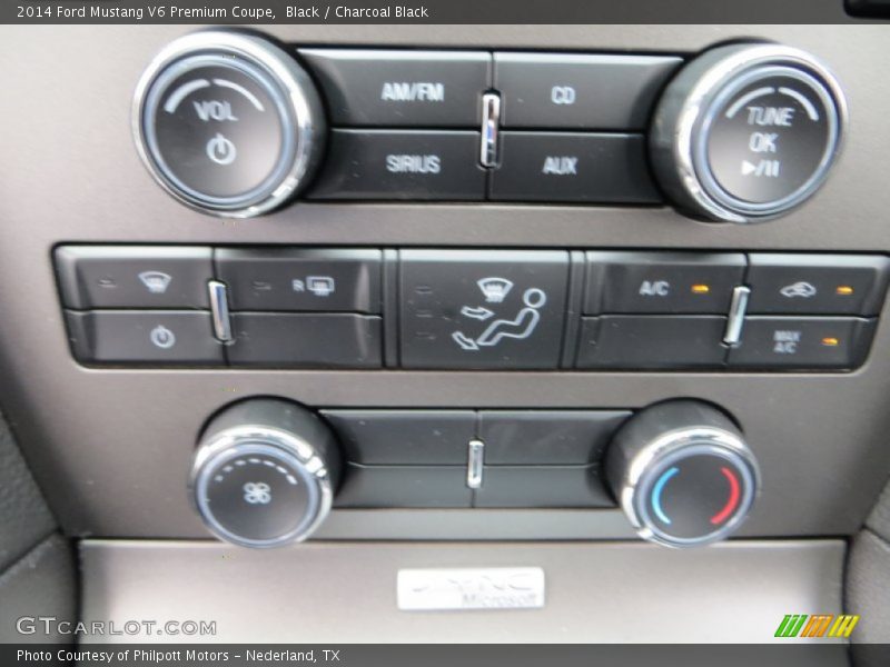 Black / Charcoal Black 2014 Ford Mustang V6 Premium Coupe