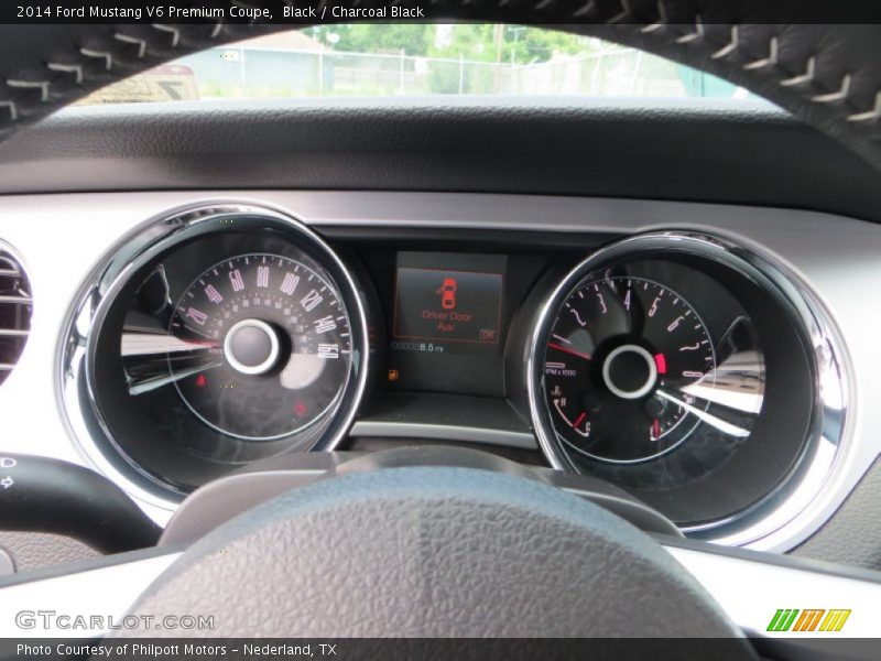 Black / Charcoal Black 2014 Ford Mustang V6 Premium Coupe