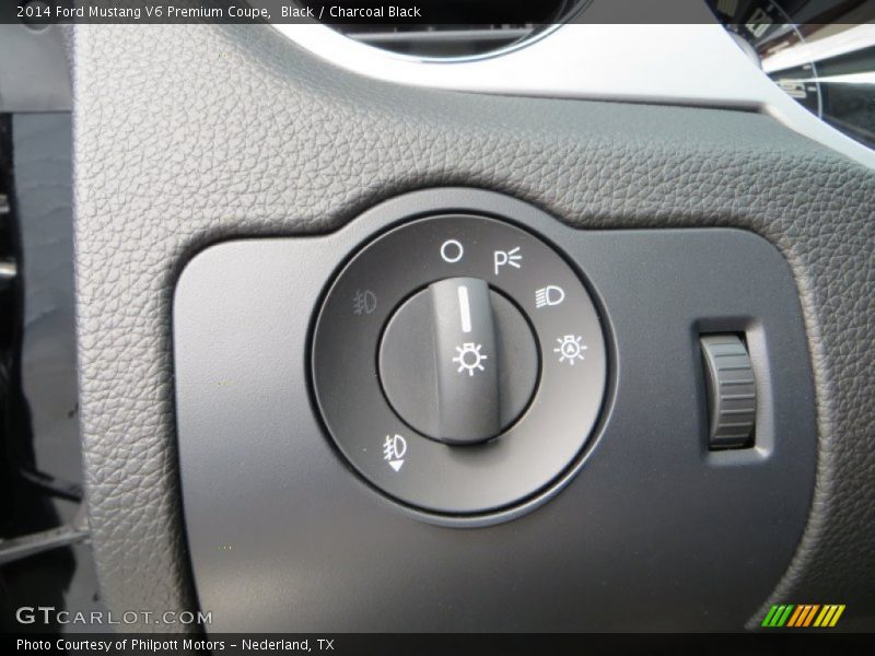 Black / Charcoal Black 2014 Ford Mustang V6 Premium Coupe