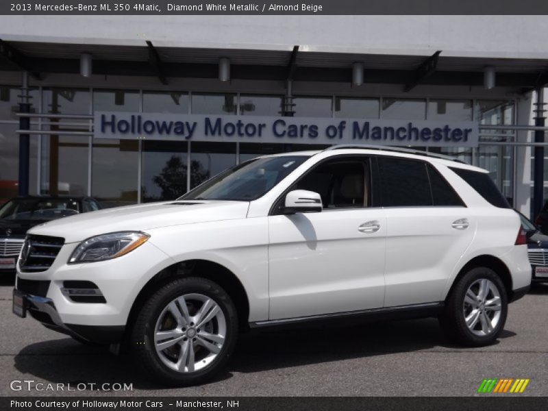 Diamond White Metallic / Almond Beige 2013 Mercedes-Benz ML 350 4Matic