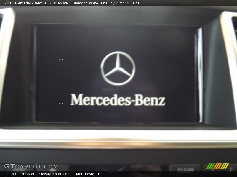 Diamond White Metallic / Almond Beige 2013 Mercedes-Benz ML 350 4Matic