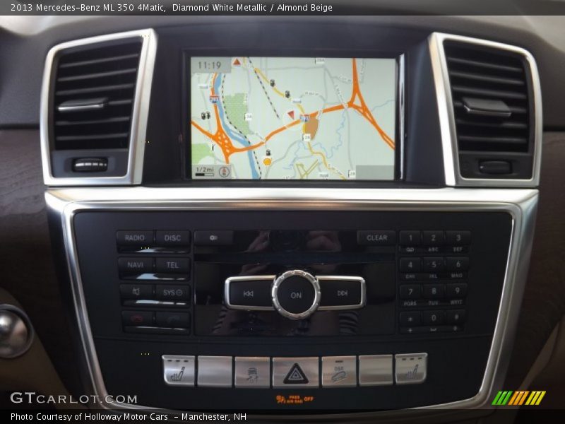 Diamond White Metallic / Almond Beige 2013 Mercedes-Benz ML 350 4Matic