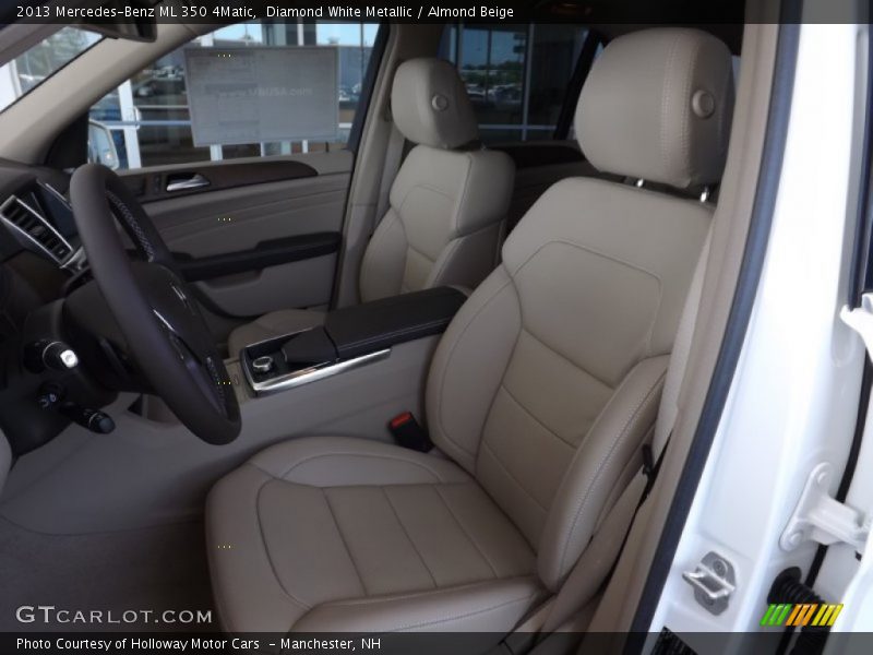 Diamond White Metallic / Almond Beige 2013 Mercedes-Benz ML 350 4Matic