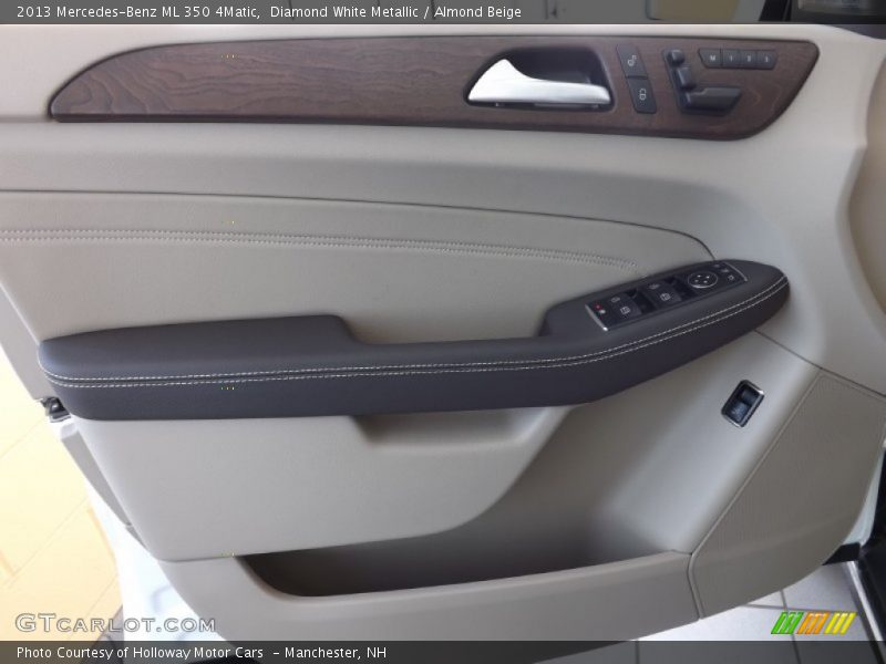 Diamond White Metallic / Almond Beige 2013 Mercedes-Benz ML 350 4Matic