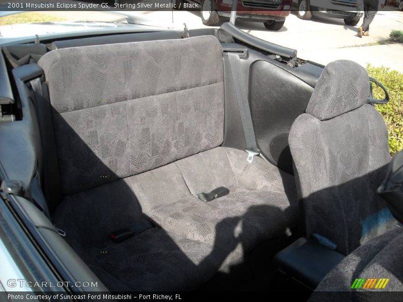 Sterling Silver Metallic / Black 2001 Mitsubishi Eclipse Spyder GS