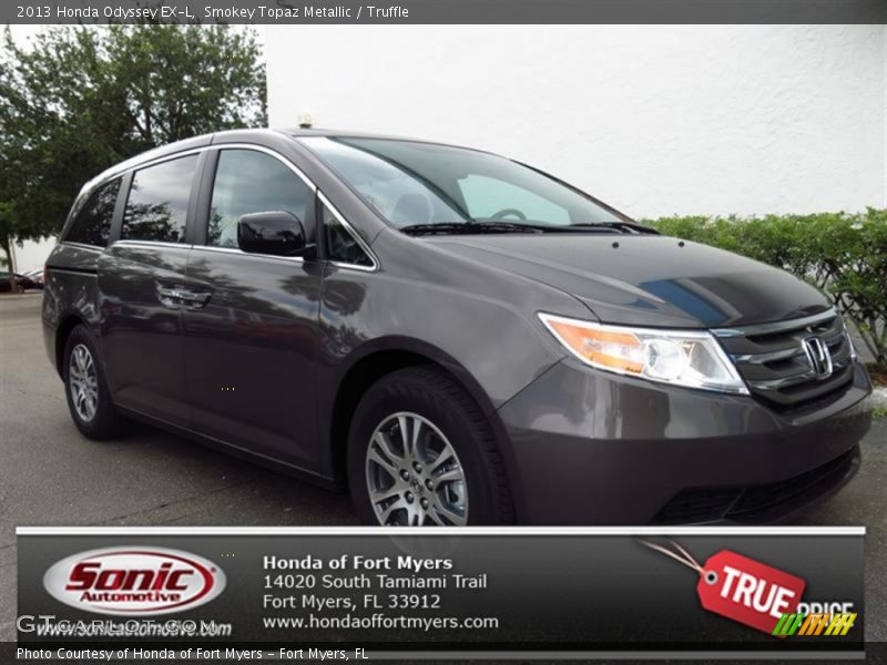 Smokey Topaz Metallic / Truffle 2013 Honda Odyssey EX-L