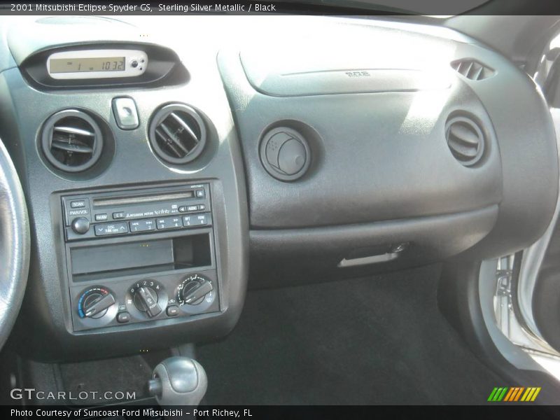Sterling Silver Metallic / Black 2001 Mitsubishi Eclipse Spyder GS