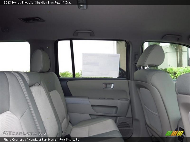 Obsidian Blue Pearl / Gray 2013 Honda Pilot LX